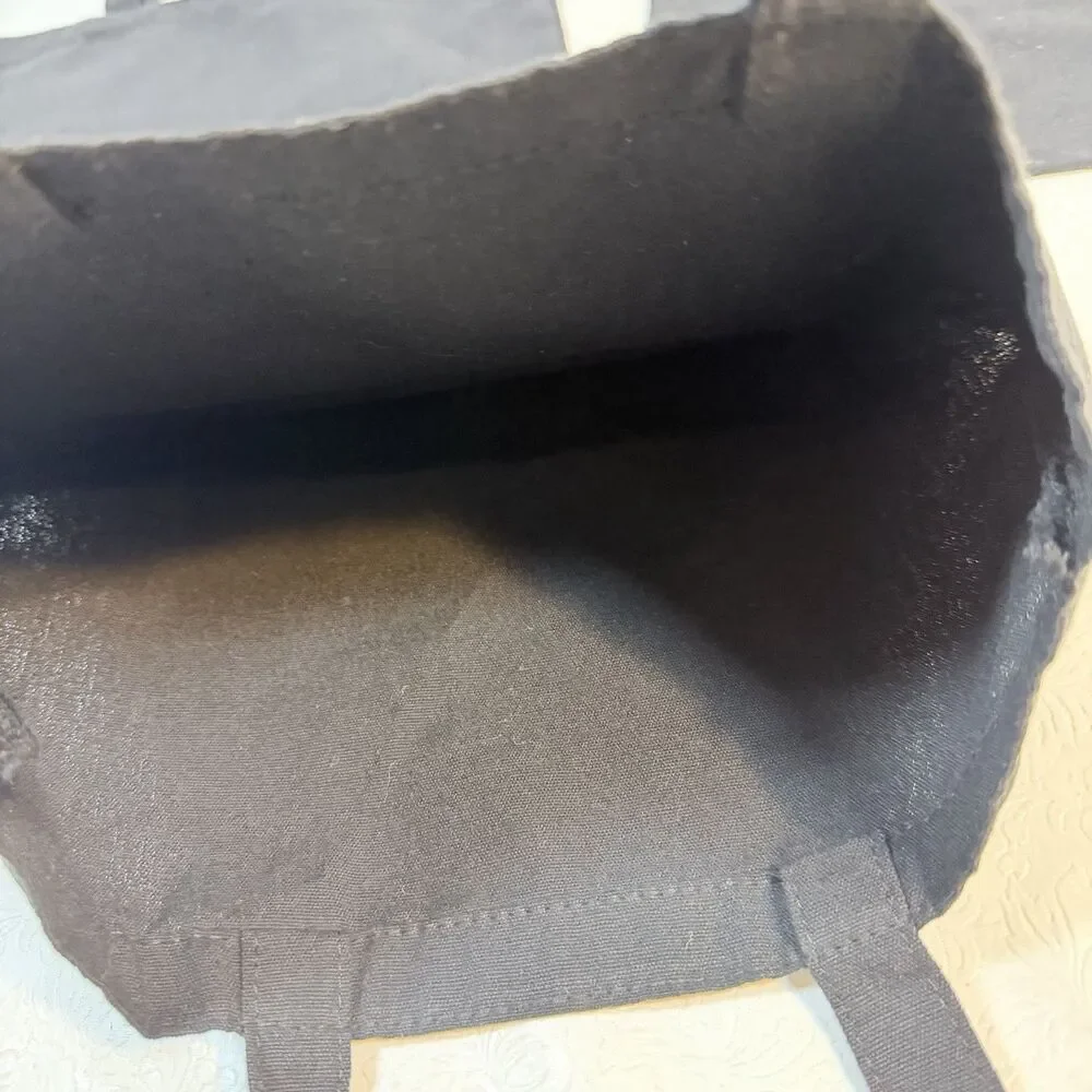 Lot of 5 Reformation Black Canvas Tote Bags